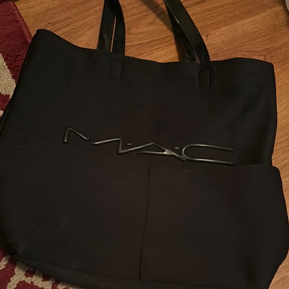 MAC Cosmetics Black Tote Bag - RARE - Picture 1 of 2